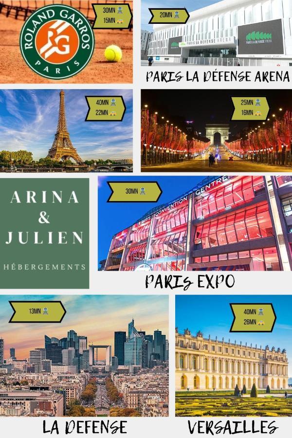 Arina & Julien La Defense-Paris Apartment ซูเรน ภายนอก รูปภาพ
